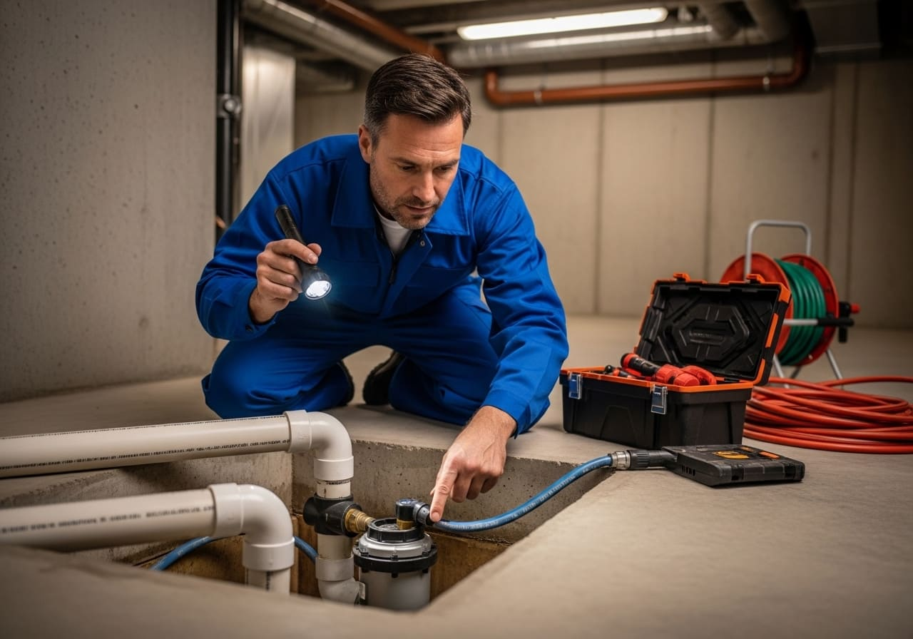 Sump Pump Installation & Repair in Maxwell