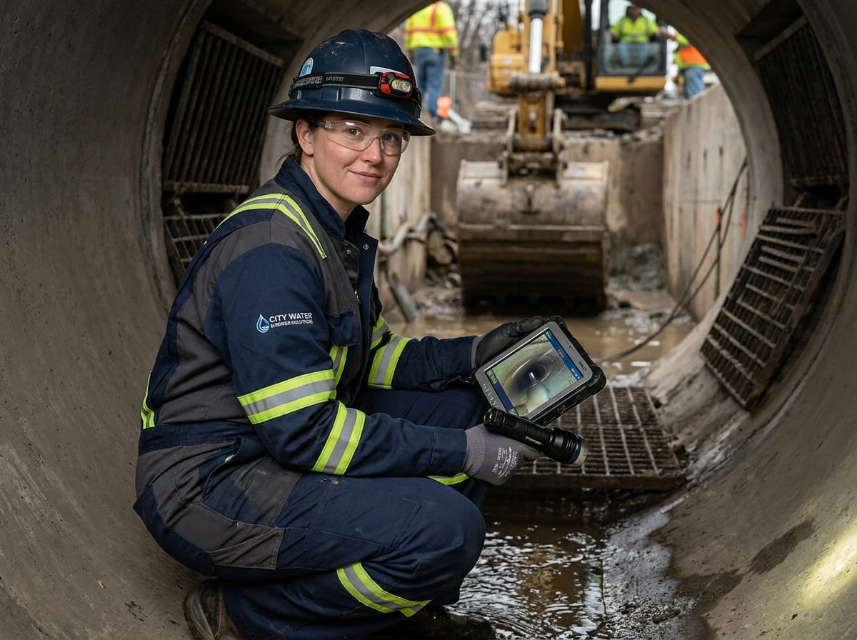 Sewer Line Inspection & Replacement in Maxwell